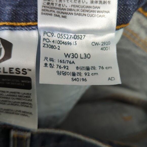 Levi's Jeans Men's 30x30 Blue 527 Slim Fit Boot Cut Denim - Picture 10 of 11